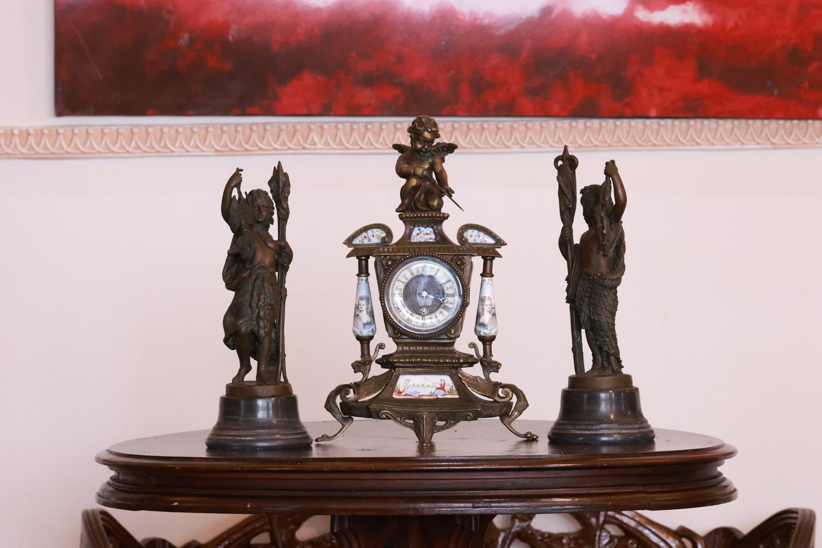 Original Clock & Hunters by A.E.Carrier